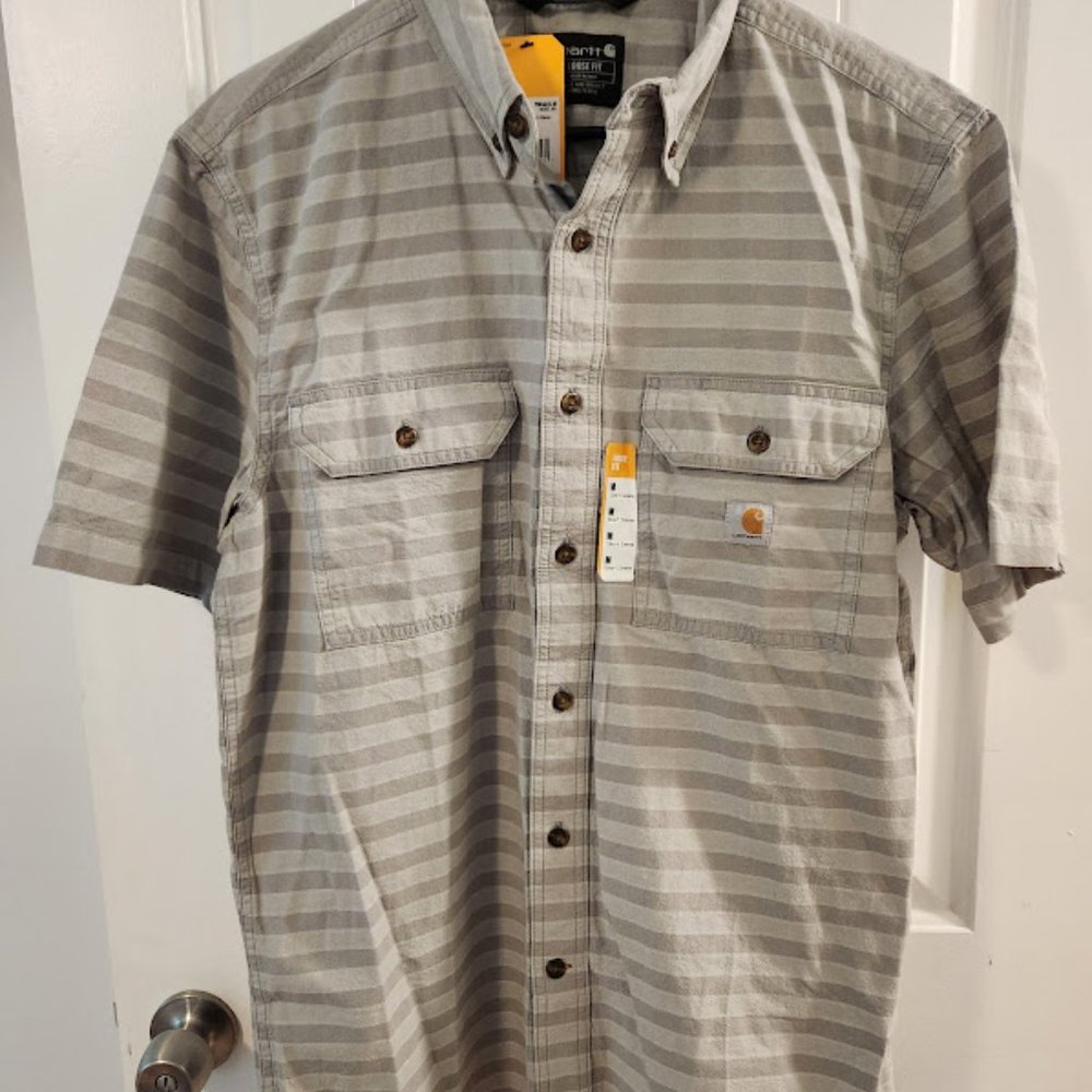 NWT Short Sleeve Button Down Carhartt